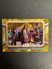 2024 Topps Chrome Star Wars Episode 1 Sapphire #46 A New Bet With Watto /50 picture