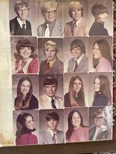 Vintage Photo Album Scrapbook High School Late 60’s Early 70s Hair Fashion Color picture