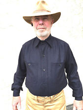 US Army M1883 Blue Wool Shirt Size 44 picture