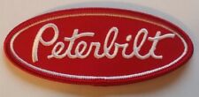 PETERBILT TRUCK SMALL PATCH  Trucker / Biker patch Sew/Iron on   4 x 1.75 inches picture