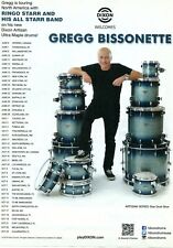 2014 Print Ad of Dixon Artisan Ultra Maple Drum Kit w Gregg Bissonette  picture