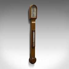 Antique Stick Barometer, Walnut, Scientific Instrument, Negretti & Zambra, 1900 picture