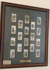 Antique 1930 Cigarette Tobacco Cards Framed Cycling Bike Bicycles Art Picture picture