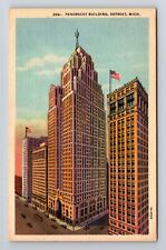 Detroit MI-Michigan, Penobscot Building, Vintage Postcard picture