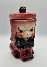 1950s American Bisque Anthropomorphic Pink Poodle Kitchy Cookie Jar picture