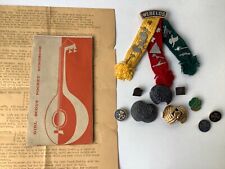Lot of VTG SCOUTS/WEBELOS/GIRL SCOUTS SONGBOOK Recipes Pins Pennant picture