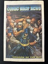 COMIC SHOP NEWS #256 HUGE SPAWN POSTER Preview Magazine 1992 Ironman #282 TMNT picture