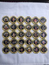 VHTF Obsolete Set Of (30) $5 Hollywood Park Casino Chips LTD To Only 300 Each picture