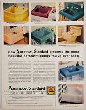 1957 Print Ad American-Standard Bathroom Plumbing Fixtures New York,NY picture