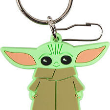 Plasticolor Star Wars Keychain - The Child Mandalorian Rubber Key Ring for Fans picture