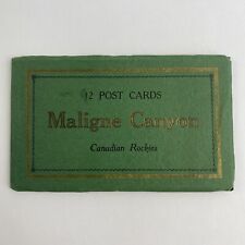 Vintage Postcards Maligne Canyon Canadian National Railway Rockies Advertising picture