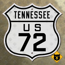 Tennessee US Route 72 highway marker road sign Memphis Chattanooga Jasper 12x12 picture