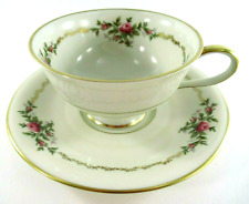 Vintage Rosenthal Tea Cup & Saucer 1938-1956 Antoinette Pattern Kronach Germany picture