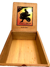 ACID CIGARS Nefasto Empty Wood Box by Drew Estate Made In Nicaragua 8