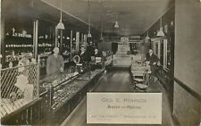 1915 RPPC G.E. Pearson Jeweler & Optician Shop Interior Elm Street Manchester NH picture