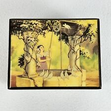 Vintage Music Memories Snow White Someday My Prince Will Come Music Box Wood picture