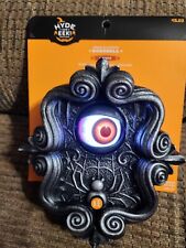 Animated Scary Doorbell Sound Activated Eyeball Halloween Decor Hyde And Eek picture