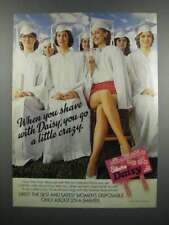 1983 Gillette Daisy Razor Ad - Go a Little Crazy picture