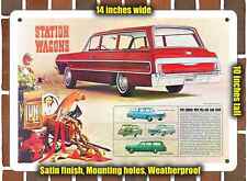Metal Sign - 1964 Chevrolet Impala Station Wagon- 10x14 inches picture