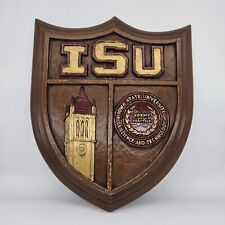 Iowa State University Vintage Alumni Wooden Wall Plaque Crest picture