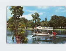 Postcard Little Fairy Queen boat Hillsboro River Lowry Park Tampa Florida USA picture