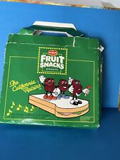 VINTAGE 1987 Del Monte Fruit Snacks California Raisins W/Sandwich Stage & 3 Men picture