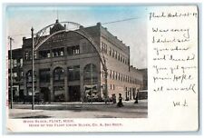 1905 Wood Block Home Of Flint Union Blues Co. Flint Michigan MI Posted Postcard picture