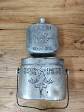 Rare USSR Russian military flask , Afghan war , soldier of the Soviet Army . picture