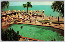 Miami Beach, Florida - The Crown Hotel - Vintage Postcard - Posted 1966 picture