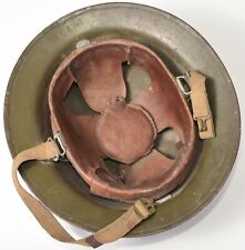 Original Pre-WWII US Military M1917A1 Kelly Helmet WWI Shell with Liner NAMED picture