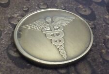 Doctor Medical Caduceus antiqued nickel coin picture