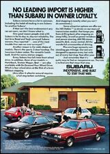 1982 Subaru Wagon Sedan 4wd Original Advertisement Print Art Car Ad J763A picture