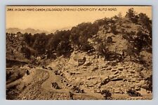 Colorado Springs CO-Colorado, Dead Man's Canon, Auto Road, Vintage Postcard picture