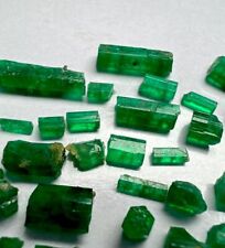 Highest quality top green Emerald crystals lot. 11+ ct. picture