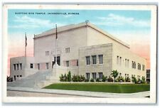 c1920s Scottish Rite Temple Exterior Roadside Jacksonville Florida FL Postcard picture