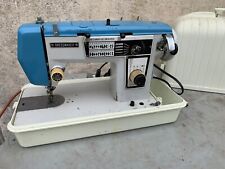 Dress Maker Model S-3000A VTG Sewing Machine W/ Mitsubishi Motor LWC-2 RUNS picture