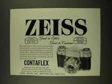 1959 Zeiss Contaflex Camera Ad - Great in Optics picture