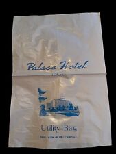 VTG Palace Hotel Tokyo Toiletries Laundry Plastic Utility Bag 17”x12” 70s picture