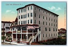 c1910 Exterior View Cedar Hall Building Wildwood New Jersey NJ Vintage Postcard picture