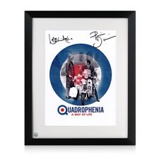 Phil Daniels And Leslie Ash Signed Quadrophenia Film Poster. Framed picture