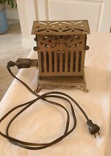 Antique Vintage 1920's  Electric Metal Toaster  All Original /WORKS picture