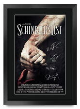 Schindler's List Printed A3 Framed Signed Movie Poster for Liam Neeson Fans picture