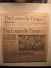 Louisville Times May 6 & 7 1983 Newspapers. 109th Kentucky Derby- Sunny's Halo picture