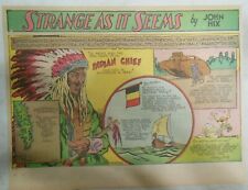 Strange As It Seems: Wisconsin Indian Chief Name from 1866 by Hix from ?/1941 picture