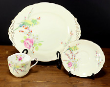 LOT Royal Paragon Princess Margaret Rose Birth 1930 Cake Plate, Cup Oval Saucer picture