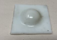 ANTIQUE MILK GLASS MARQUEE SIGN LETTER SYMBOL Period Dot RAISED BUBBLE 2” X 2” picture