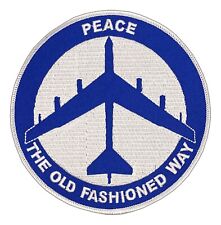 Peace - The Old Fashioned Way embroidered patch - 4 1/2