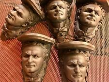 HOUDINI WALL SHELF in Gold of the most famous face in magic picture
