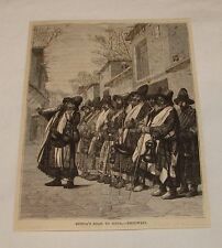 1878 magazine engraving ~ RUSSIA'S ROAD TO INDIA, DHOUWANI picture