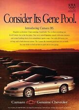 1996 Chevrolet Camaro RS ConvertibleOriginal Advertisement Print Art Car Ad J557 picture
